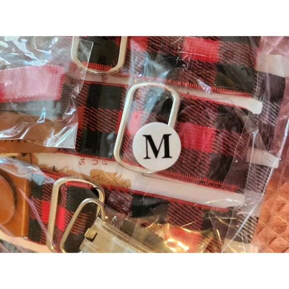 NWT Dog Diaper Suspenders Pet Soft Brand Plaid Size Medium - Picture 6 of 6